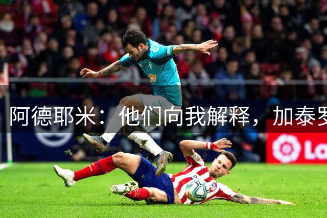 阿德耶米：他们向我解释，加泰罗尼亚不等于西班牙